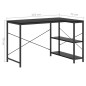 vidaXL Computertisch Schwarz 110x72x70 cm Holzwerkstoff vidaXL Computertisch Schwarz 110x72x70 cm Holzwerkstoff