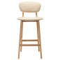 vidaXL Barhocker 2 Stk. Creme Stoff vidaXL Barhocker 2 Stk. Creme Stoff