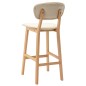 vidaXL Barhocker 2 Stk. Creme Stoff vidaXL Barhocker 2 Stk. Creme Stoff