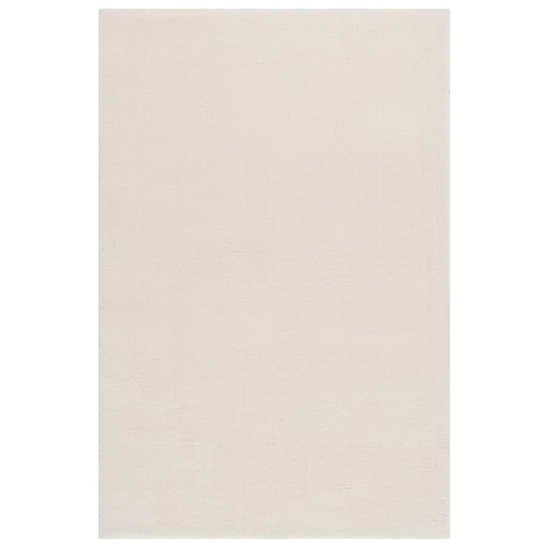 vidaXL Teppich Waschbar Flauschig Kurzflor 200x290 Rutschfest Creme vidaXL Teppich Waschbar Flauschig Kurzflor 200x290 Rutschfest Creme
