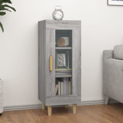 vidaXL Sideboard Grau Sonoma 34,5x34x90 cm Holzwerkstoff