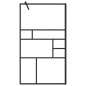 vidaXL Duschwand für Begehbare Dusche mit Klarem ESG Glas 90x195 cm vidaXL Duschwand für Begehbare Dusche mit Klarem ESG Glas 90x195 cm
