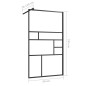 vidaXL Duschwand für Begehbare Dusche mit Klarem ESG Glas 90x195 cm vidaXL Duschwand für Begehbare Dusche mit Klarem ESG Glas 90x195 cm