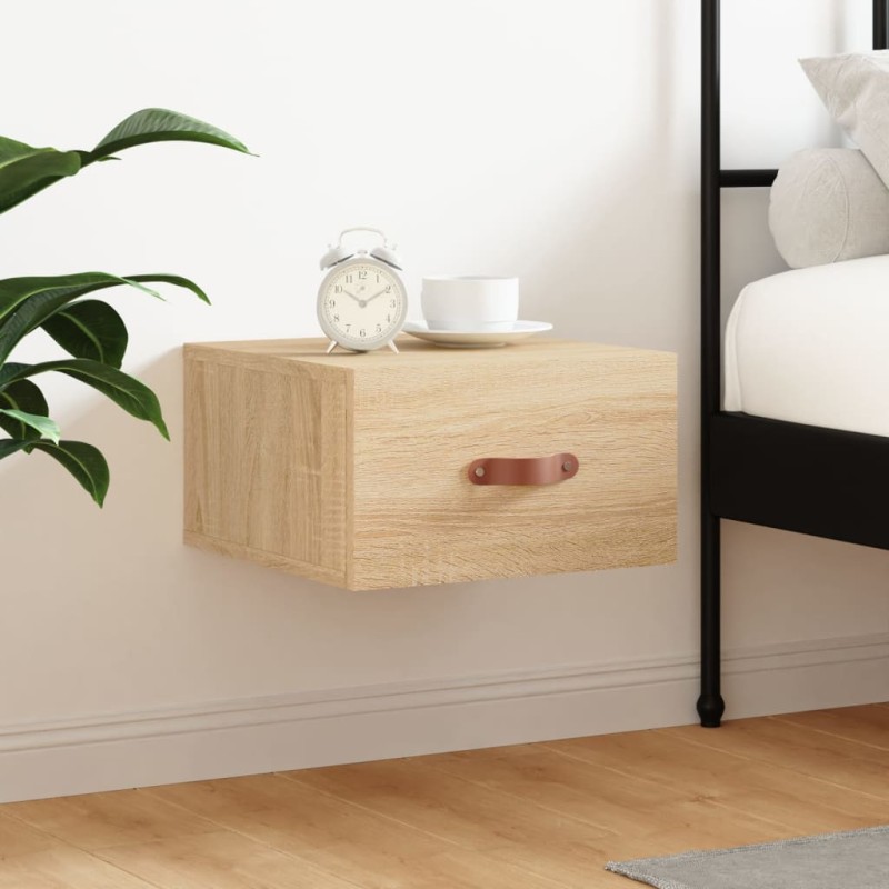 vidaXL Wand-Nachttisch Sonoma-Eiche 35x35x20 cm vidaXL Wand-Nachttisch Sonoma-Eiche 35x35x20 cm