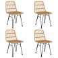 vidaXL 5-tlg. Garten-Essgruppe Poly Rattan vidaXL 5-tlg. Garten-Essgruppe Poly Rattan