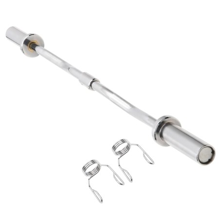 vidaXL Olympische Curlstange 120 cm Stahl
