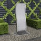 vidaXL Gartenbrunnen mit Pumpe Edelstahl 90 cm Geschwungen vidaXL Gartenbrunnen mit Pumpe Edelstahl 90 cm Geschwungen