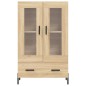 vidaXL Highboard Sonoma-Eiche 69,5x31x115 cm Holzwerkstoff vidaXL Highboard Sonoma-Eiche 69,5x31x115 cm Holzwerkstoff