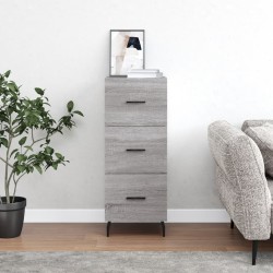 vidaXL Sideboard Grau Sonoma 34,5x34x90 cm Holzwerkstoff