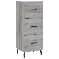 vidaXL Sideboard Grau Sonoma 34,5x34x90 cm Holzwerkstoff