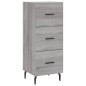 vidaXL Sideboard Grau Sonoma 34,5x34x90 cm Holzwerkstoff vidaXL Sideboard Grau Sonoma 34,5x34x90 cm Holzwerkstoff