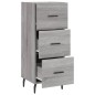 vidaXL Sideboard Grau Sonoma 34,5x34x90 cm Holzwerkstoff vidaXL Sideboard Grau Sonoma 34,5x34x90 cm Holzwerkstoff