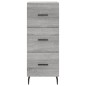 vidaXL Sideboard Grau Sonoma 34,5x34x90 cm Holzwerkstoff vidaXL Sideboard Grau Sonoma 34,5x34x90 cm Holzwerkstoff
