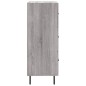 vidaXL Sideboard Grau Sonoma 34,5x34x90 cm Holzwerkstoff vidaXL Sideboard Grau Sonoma 34,5x34x90 cm Holzwerkstoff