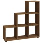 vidaXL Treppenregal Braun Eichen-Optik 107 cm Holzwerkstoff vidaXL Treppenregal Braun Eichen-Optik 107 cm Holzwerkstoff