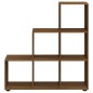 vidaXL Treppenregal Braun Eichen-Optik 107 cm Holzwerkstoff vidaXL Treppenregal Braun Eichen-Optik 107 cm Holzwerkstoff