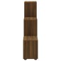 vidaXL Treppenregal Braun Eichen-Optik 107 cm Holzwerkstoff vidaXL Treppenregal Braun Eichen-Optik 107 cm Holzwerkstoff