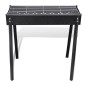 BBQ Grill Säulengrill Standgrill Kohlegrill Barbeque Quadratisch BBQ Grill Säulengrill Standgrill Kohlegrill Barbeque Quadratisch