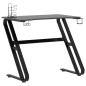 vidaXL Gaming-Schreibtisch mit ZZ-Gestell Schwarz und Rot 90x60x75 cm vidaXL Gaming-Schreibtisch mit ZZ-Gestell Schwarz und Rot 90x60x75 cm