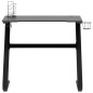 vidaXL Gaming-Schreibtisch mit ZZ-Gestell Schwarz und Rot 90x60x75 cm vidaXL Gaming-Schreibtisch mit ZZ-Gestell Schwarz und Rot 90x60x75 cm
