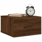 vidaXL Wand-Nachttische 2 Stk. Braun Eichen-Optik 35x35x20 cm vidaXL Wand-Nachttische 2 Stk. Braun Eichen-Optik 35x35x20 cm