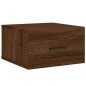 vidaXL Wand-Nachttische 2 Stk. Braun Eichen-Optik 35x35x20 cm vidaXL Wand-Nachttische 2 Stk. Braun Eichen-Optik 35x35x20 cm