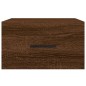 vidaXL Wand-Nachttische 2 Stk. Braun Eichen-Optik 35x35x20 cm vidaXL Wand-Nachttische 2 Stk. Braun Eichen-Optik 35x35x20 cm