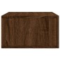 vidaXL Wand-Nachttische 2 Stk. Braun Eichen-Optik 35x35x20 cm vidaXL Wand-Nachttische 2 Stk. Braun Eichen-Optik 35x35x20 cm