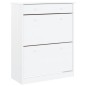 vidaXL Schuhschrank ALTA Weiß 77x35x96 cm Massivholz Kiefer vidaXL Schuhschrank ALTA Weiß 77x35x96 cm Massivholz Kiefer