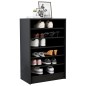 vidaXL Schuhschrank Schwarz 60x35x92 cm Holzwerkstoff vidaXL Schuhschrank Schwarz 60x35x92 cm Holzwerkstoff