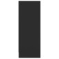 vidaXL Schuhschrank Schwarz 60x35x92 cm Holzwerkstoff vidaXL Schuhschrank Schwarz 60x35x92 cm Holzwerkstoff