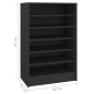 vidaXL Schuhschrank Schwarz 60x35x92 cm Holzwerkstoff vidaXL Schuhschrank Schwarz 60x35x92 cm Holzwerkstoff