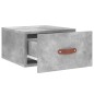 vidaXL Wand-Nachttisch Betongrau 35x35x20 cm vidaXL Wand-Nachttisch Betongrau 35x35x20 cm