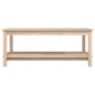 vidaXL Couchtisch 110x55x45 cm Massivholz Kiefer vidaXL Couchtisch 110x55x45 cm Massivholz Kiefer