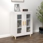 vidaXL Sideboard Hochglanz-Weiß 69,5x34x90 cm Holzwerkstoff vidaXL Sideboard Hochglanz-Weiß 69,5x34x90 cm Holzwerkstoff