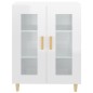 vidaXL Sideboard Hochglanz-Weiß 69,5x34x90 cm Holzwerkstoff vidaXL Sideboard Hochglanz-Weiß 69,5x34x90 cm Holzwerkstoff