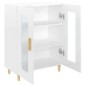 vidaXL Sideboard Hochglanz-Weiß 69,5x34x90 cm Holzwerkstoff vidaXL Sideboard Hochglanz-Weiß 69,5x34x90 cm Holzwerkstoff