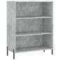 Highboard Betongrau 69,5x34x180 cm Holzwerkstoff Highboard Betongrau 69,5x34x180 cm Holzwerkstoff