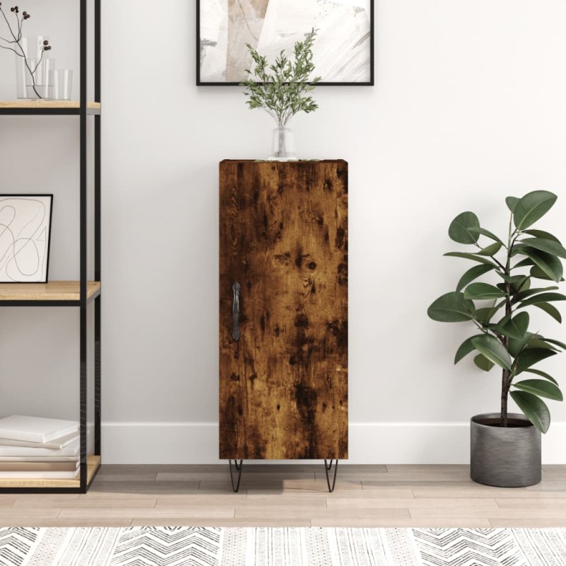 vidaXL Sideboard Räuchereiche 34,5x34x90 cm Holzwerkstoff vidaXL Sideboard Räuchereiche 34,5x34x90 cm Holzwerkstoff