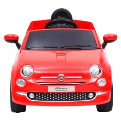vidaXL Kinder-Elektroauto Fiat 500 Rot
