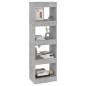 vidaXL Bücherregal/Raumteiler Betongrau 40x30x135 cm vidaXL Bücherregal/Raumteiler Betongrau 40x30x135 cm
