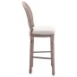 vidaXL Barhocker 2 Stk. Weiß Leinen vidaXL Barhocker 2 Stk. Weiß Leinen