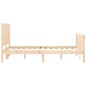 vidaXL Massivholzbett mit Kopfteil 120x200 cm vidaXL Massivholzbett mit Kopfteil 120x200 cm