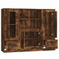 vidaXL Highboards 3 Stk. Räuchereiche Holzwerkstoff vidaXL Highboards 3 Stk. Räuchereiche Holzwerkstoff