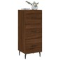 vidaXL Sideboard Braun Eichen-Optik 34,5x34x90 cm Holzwerkstoff vidaXL Sideboard Braun Eichen-Optik 34,5x34x90 cm Holzwerkstoff