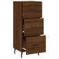 vidaXL Sideboard Braun Eichen-Optik 34,5x34x90 cm Holzwerkstoff vidaXL Sideboard Braun Eichen-Optik 34,5x34x90 cm Holzwerkstoff