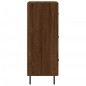 vidaXL Sideboard Braun Eichen-Optik 34,5x34x90 cm Holzwerkstoff vidaXL Sideboard Braun Eichen-Optik 34,5x34x90 cm Holzwerkstoff