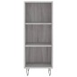 vidaXL Sideboard Grau Sonoma 34,5x32,5x90 cm Holzwerkstoff vidaXL Sideboard Grau Sonoma 34,5x32,5x90 cm Holzwerkstoff