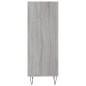 vidaXL Sideboard Grau Sonoma 34,5x32,5x90 cm Holzwerkstoff vidaXL Sideboard Grau Sonoma 34,5x32,5x90 cm Holzwerkstoff