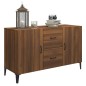 vidaXL Sideboard Braun Eichen-Optik 100x36x60 cm Holzwerkstoff vidaXL Sideboard Braun Eichen-Optik 100x36x60 cm Holzwerkstoff